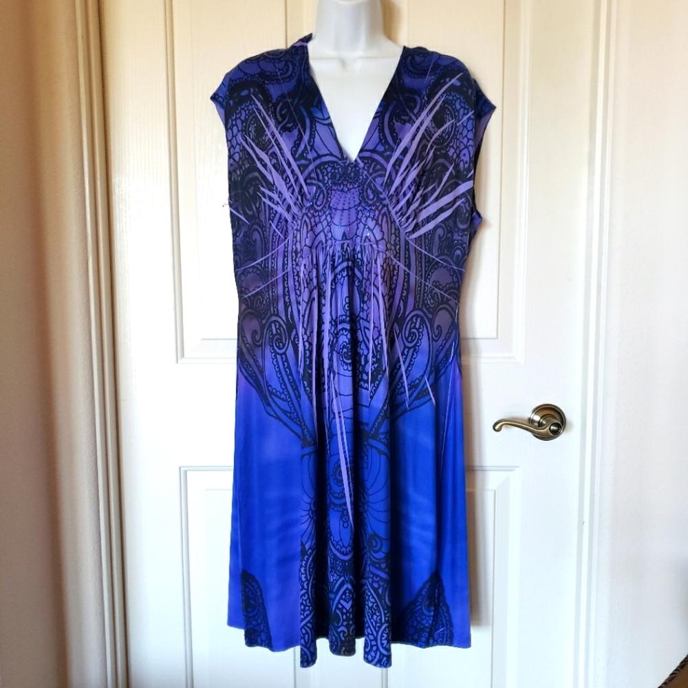 One World dress GUC in soft jersey size 1X